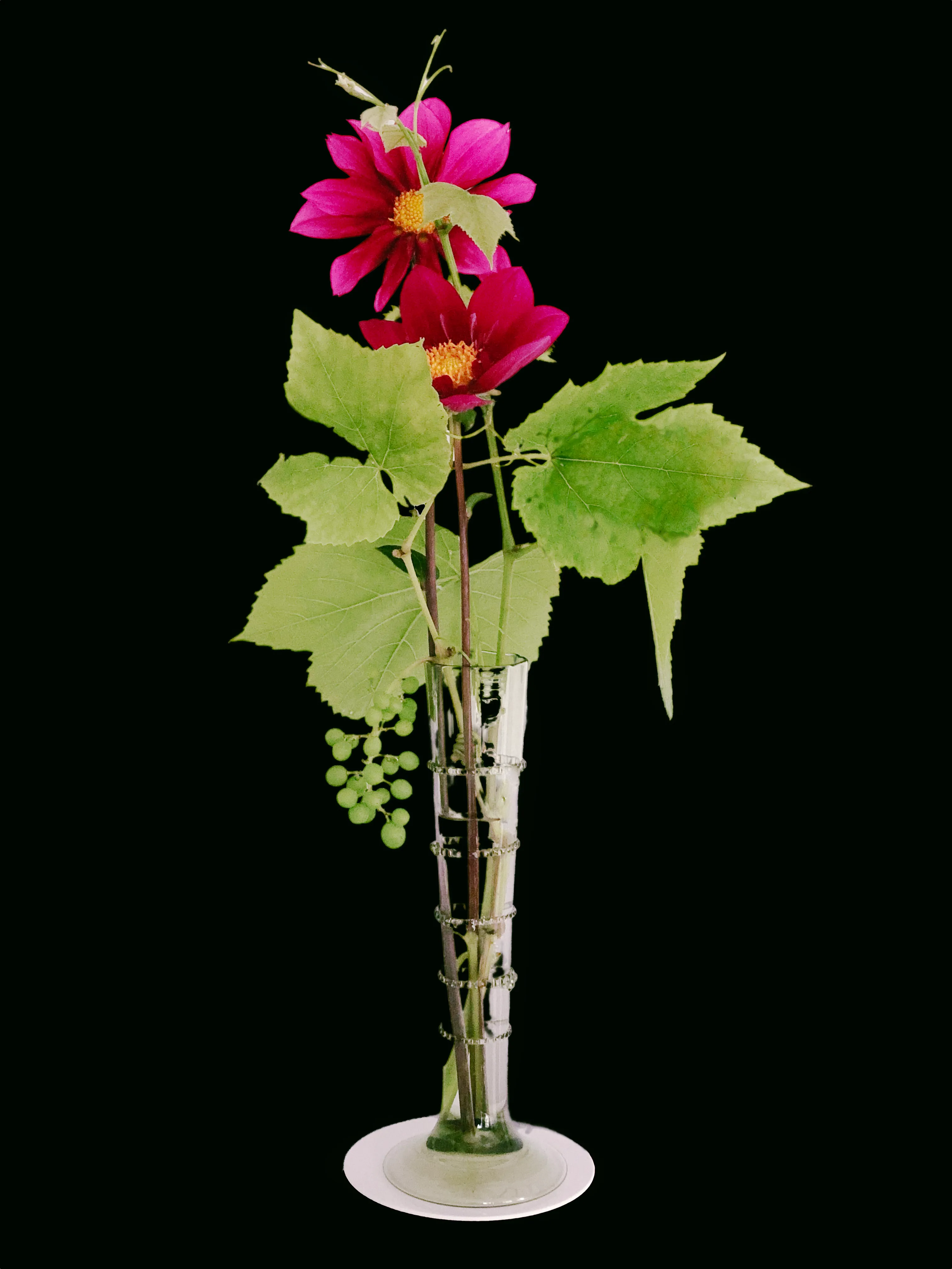 Dahlias på bordet